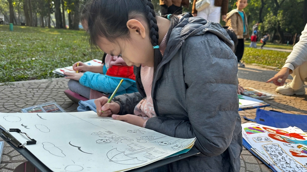 Ngỡ ngàng trước không gian sáng tạo Công viên Thống nhất