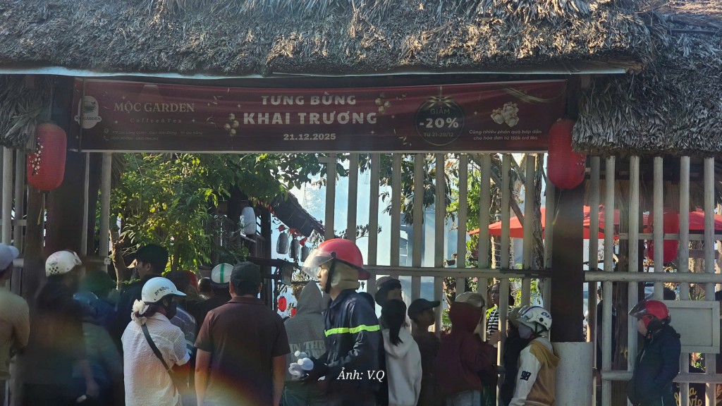 Quán cà phê gỗ vừa khai trương đã bị 