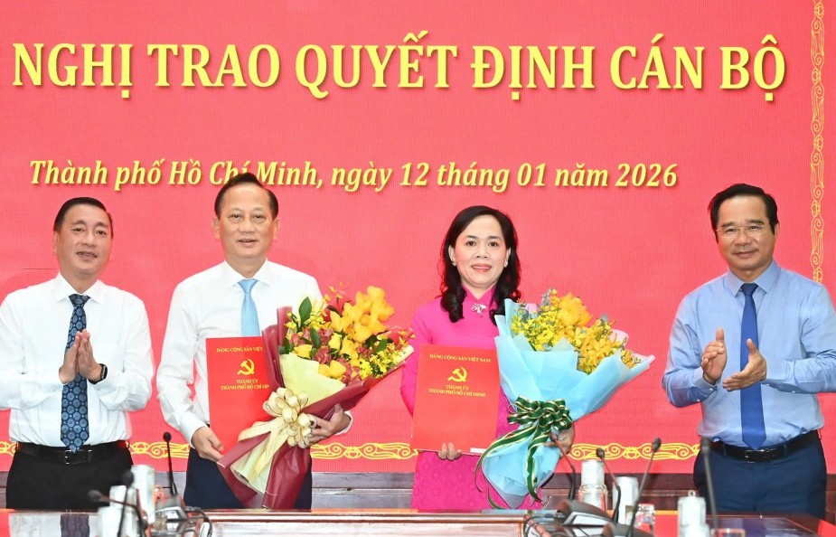 TP Hồ Chí Minh điều động, phân công nhiệm vụ 2 Thành ủy viên