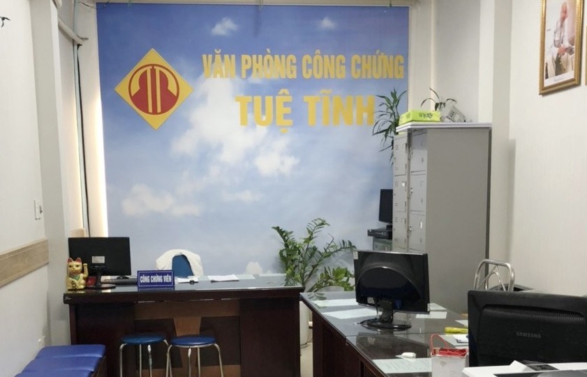 TTTĐ - Văn phòng Công chứng Tuệ Tĩnh thông báo nội dung thay đổi Đăng ký hoạt động