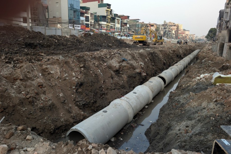 Dự án Vành đai 1, đoạn Hoàng Cầu - Voi Phục phấn đấu thông tuyến trước 15/1