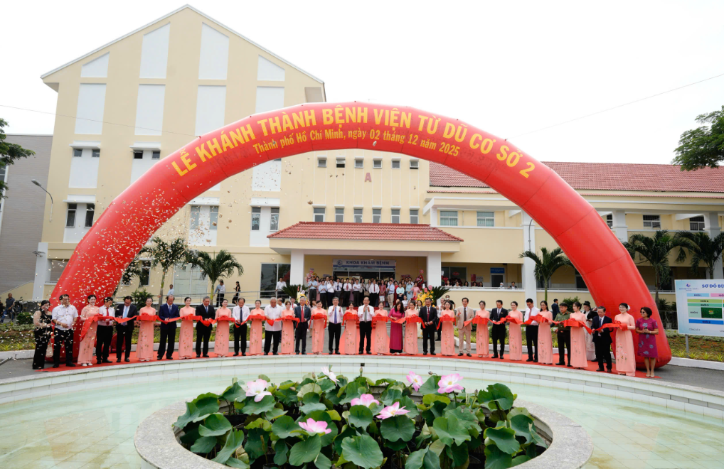 Lễ khánh thành Bệnh viện Từ Dũ - Cơ sở 2 tại Cần Giờ (ảnh: SYT TP Hồ Chí Minh)