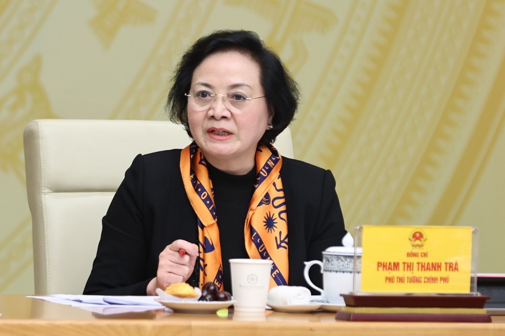 Phó Thủ tướng Phạm Thị Thanh Trà phát biểu - Ảnh: VGP/Nhật Bắc Phó Thủ tướng Phạm Thị Thanh Trà phát biểu - Ảnh: VGP/Nhật Bắc