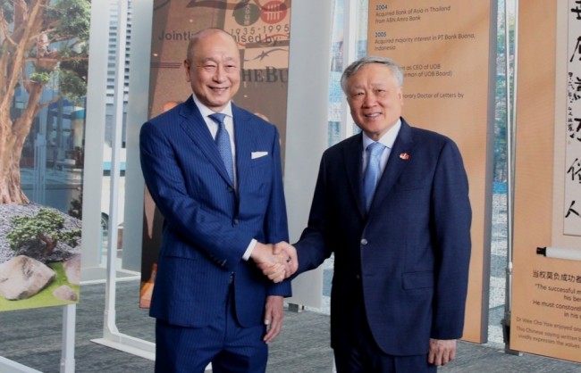 Phó Thủ tướng Nguyễn Hòa Bình gặp Phó Chủ tịch Ngân hàng UOB