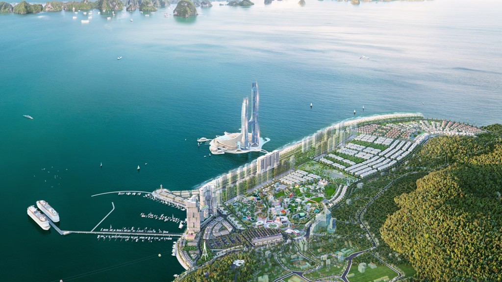 Quần thể Sun Elite City quy mô 324ha với đa dạng hệ tiện ích vui chơi, giải trí đẳng cấp. Ảnh: Sun Property.