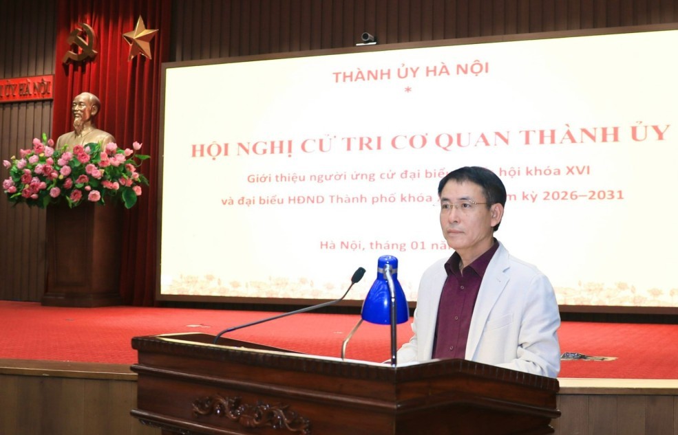 Giới thiệu đồng chí Nguyễn Trọng Đông ứng cử Đại biểu HĐND TP Hà Nội