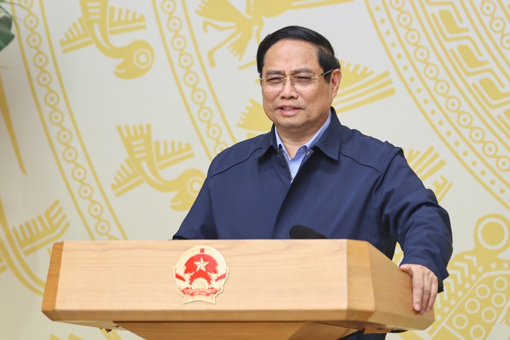 Thủ tướng nhấn mạnh những quan điểm định hướng thời gian tới - Ảnh: VGP/Nhật Bắc