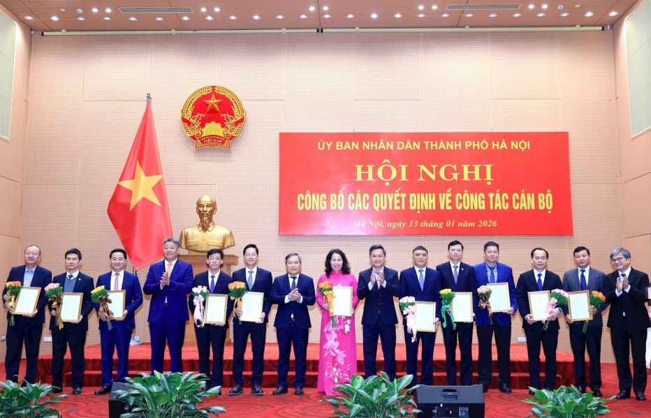 Hà Nội điều động, bổ nhiệm 11 cán bộ chủ chốt các sở, ngành, đơn vị