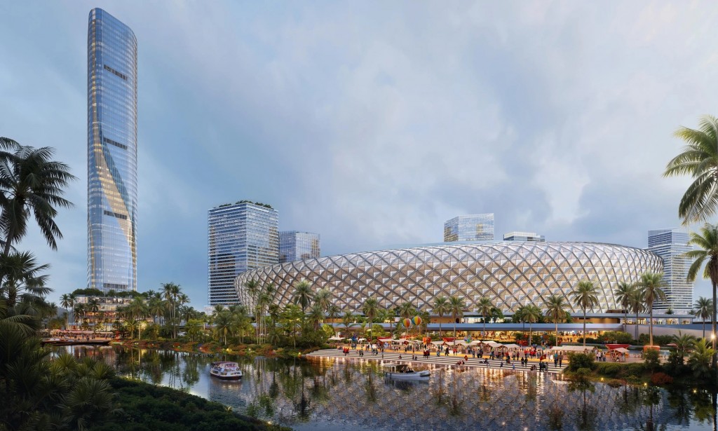 Phối cảnh hoành tráng Khu liên hợp thể thao quốc gia Rạch Chiếc