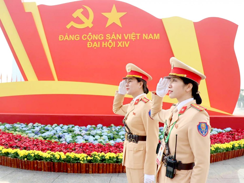 Diễn tập phương án dẫn đoàn phục vụ Đại hội XIV của Đảng Diễn tập phương án dẫn đoàn phục vụ Đại hội XIV của Đảng