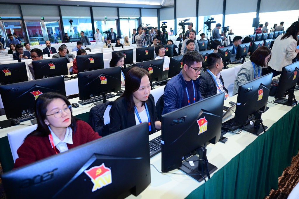 Khai trương Trung tâm báo chí Đại hội XIV của Đảng