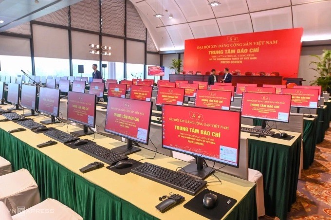 Trung tâm báo chí Đại hội XIV. Trung tâm báo chí Đại hội XIV.
