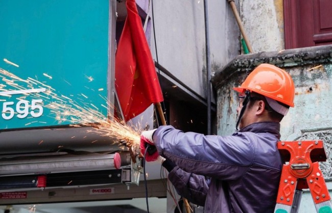 Tuyến phố Ô Chợ Dừa, Xã Đàn gọn hơn từng mét vỉa hè