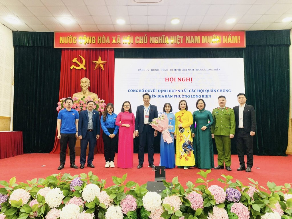 Hợp nhất Hội Liên hiệp Thanh niên Việt Nam phường Long Biên