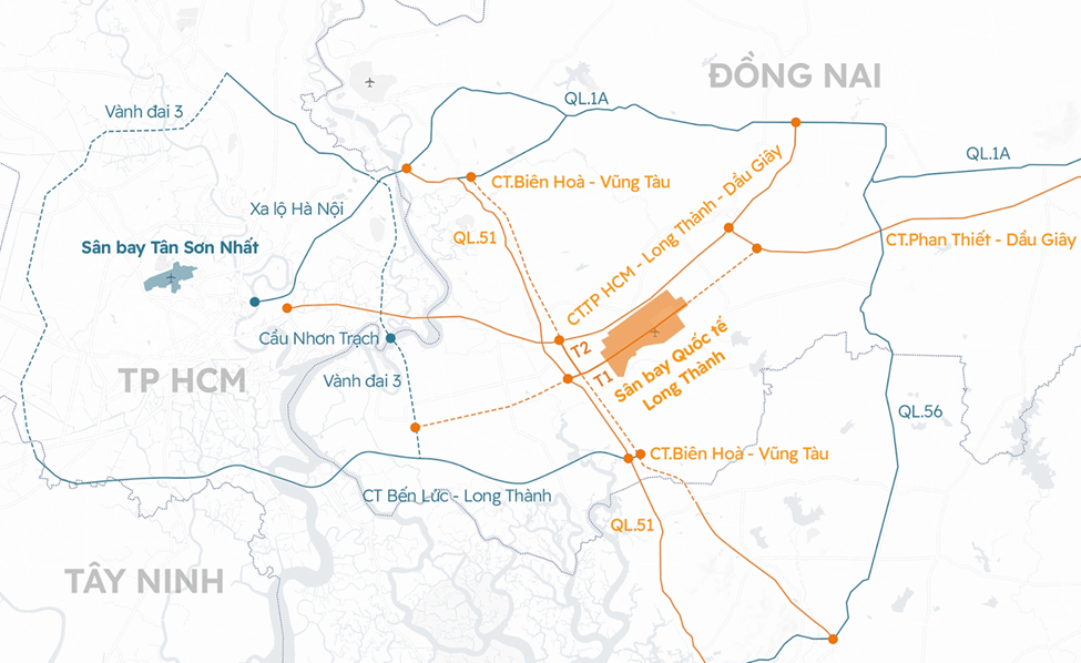 Nhiều tuyến đường tại phía Đông TP.HCM cam kết hoàn thành trước khi sân bay Long Thành đưa vào khai thác
