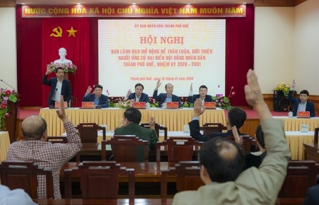 Giới thiệu nhân sự ứng cử đại biểu HĐND thành phố Huế