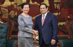 Thủ tướng Phạm Minh Chính tiếp Đại sứ Campuchia Chea Kimtha