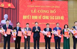 Lâm Đồng công bố quyết định về công tác cán bộ