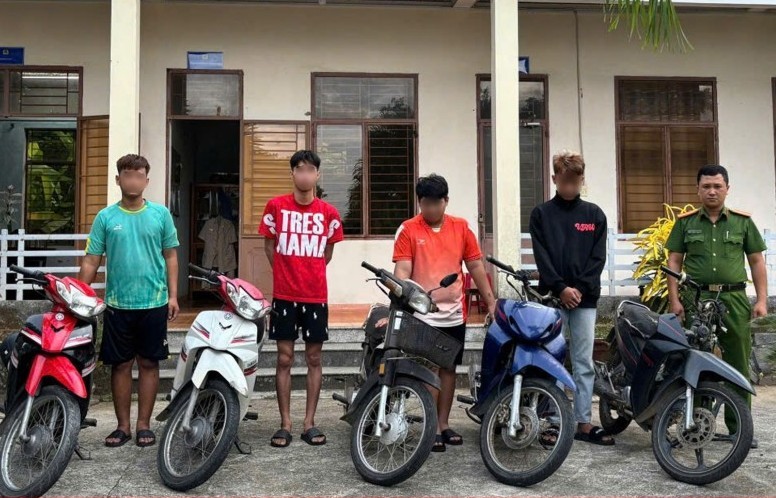 Đà Nẵng: Bắt nhóm đối tượng thực hiện hàng loạt vụ trộm xe máy