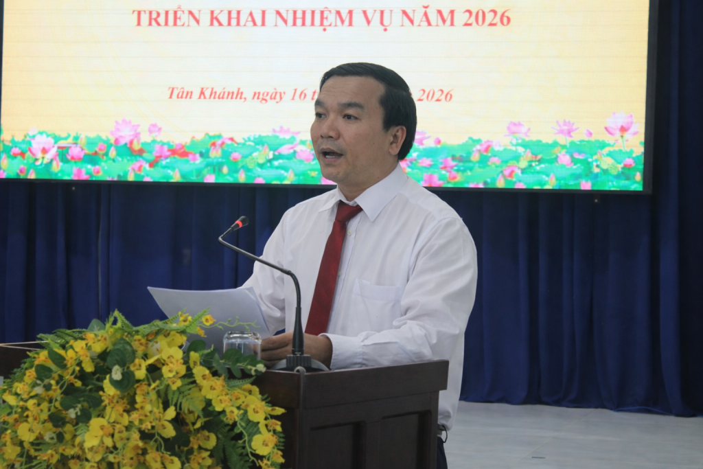 Phó Chủ tịch UBND phường Tân Khánh Nguyễn Thái Bình 