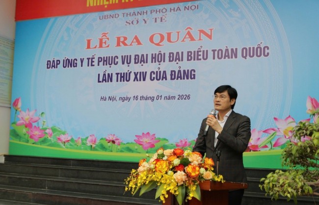 Ra quân bảo đảm công tác y tế phục vụ Đại hội XIV