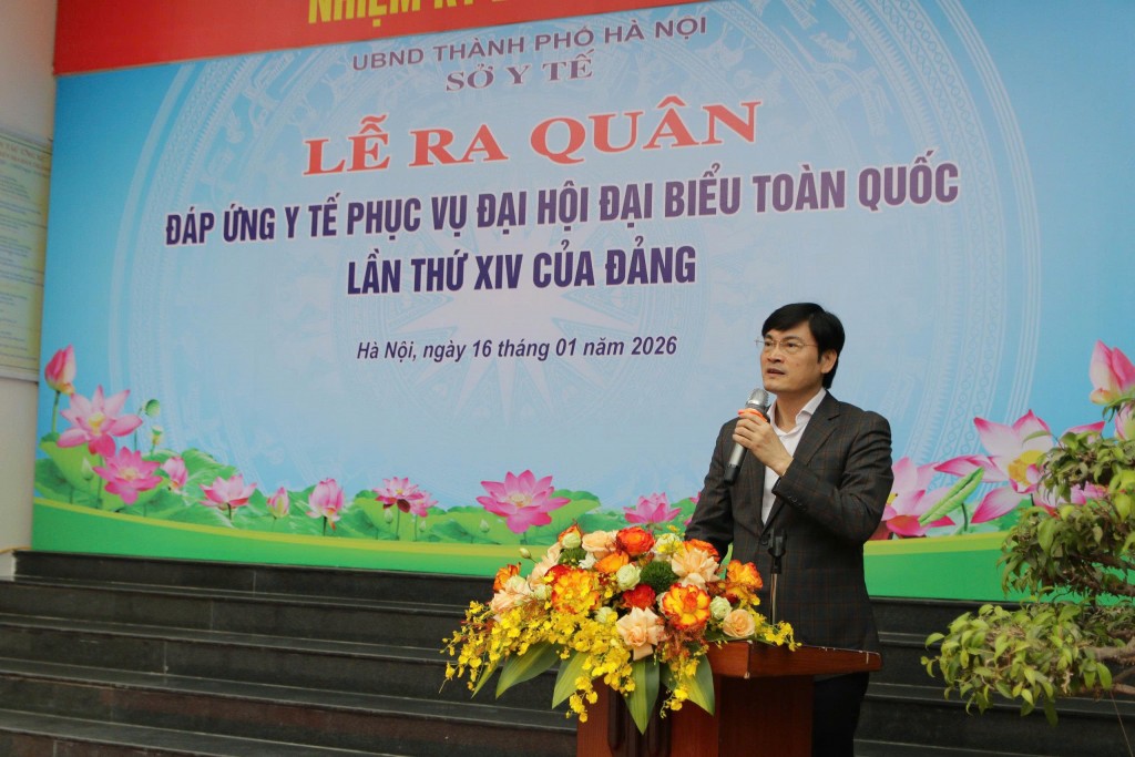 Ra quân bảo đảm công tác y tế phục vụ Đại hội XIV