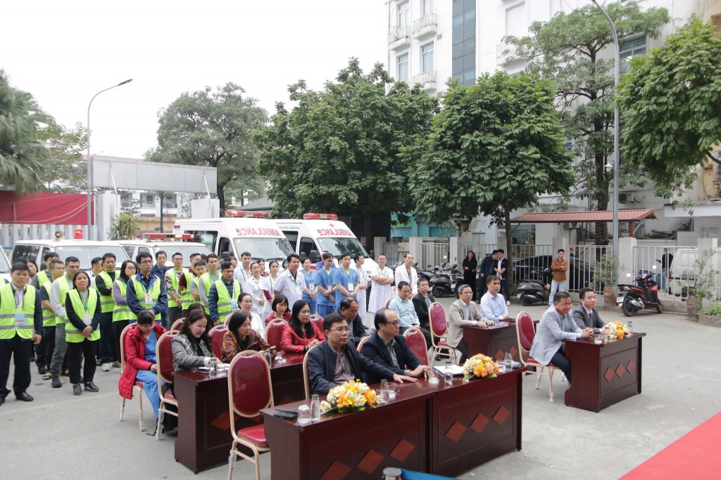 Ra quân bảo đảm công tác y tế phục vụ Đại hội XIV