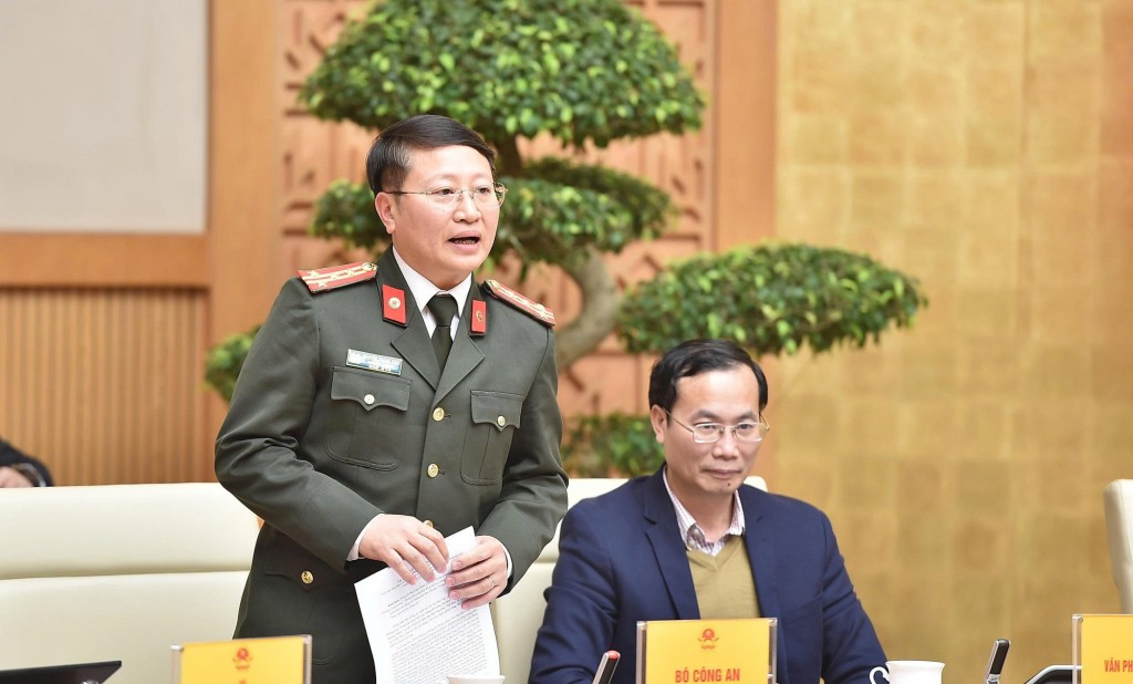 Lãnh đạo các bộ, ngành phát biểu - Ảnh: VGP/Giang Thanh