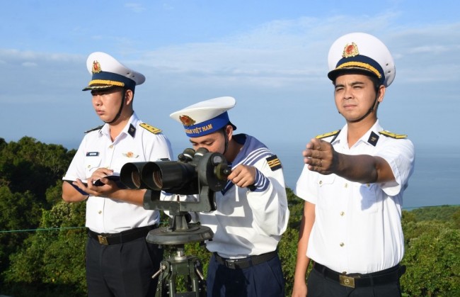 Cán bộ, chiến sĩ Vùng 5 Hải quân hướng về Đại hội XIV của Đảng