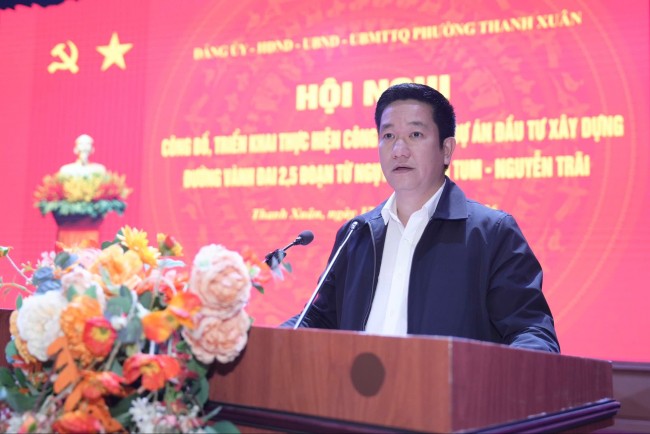 Công khai chính sách, đẩy nhanh tiến độ GPMB đường Vành đai 2,5