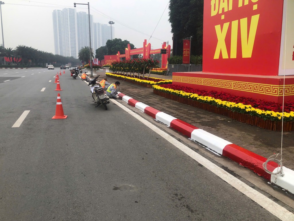 Duy tu hệ thống kết cấu hạ tầng giao thông phục vụ Đại hội XIV của Đảng