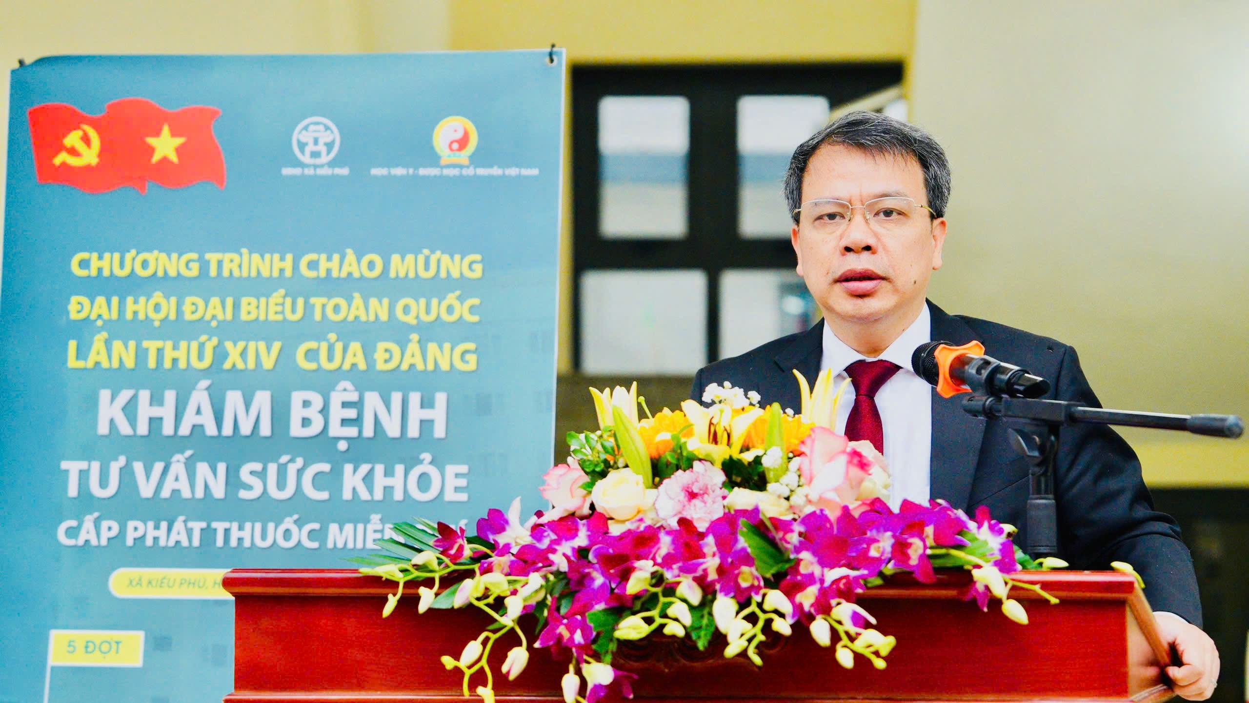 PGS.TS Nguyễn Quốc Huy – Giám đốc Học viện Y - Dược học cổ truyền Việt Nam