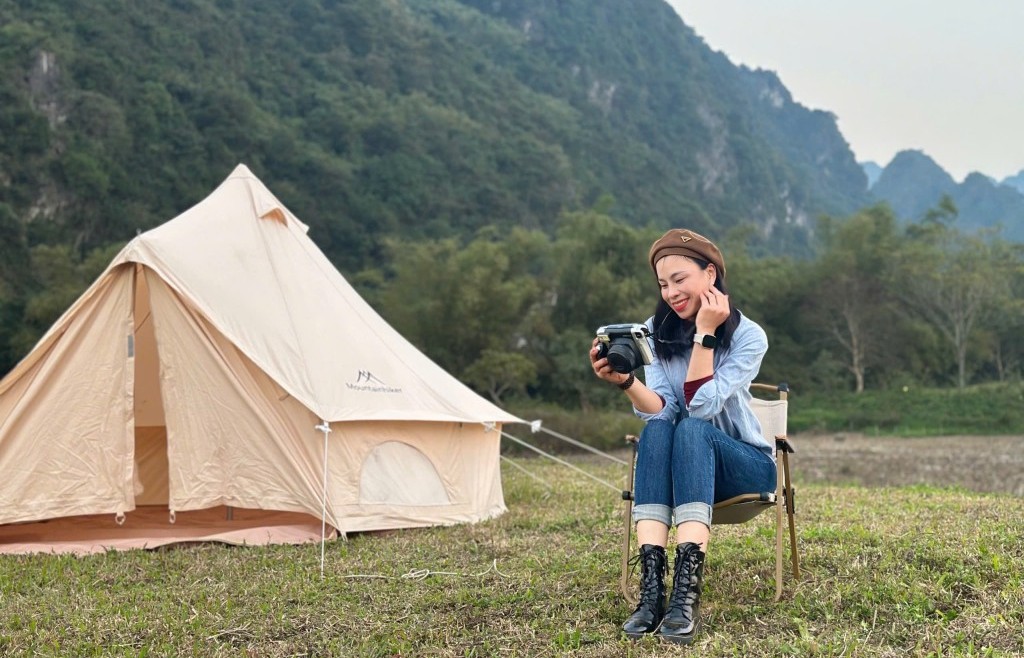 Lưu ngay điểm cắm trại mới view cực xịn tại Serena Resort Kim Bôi