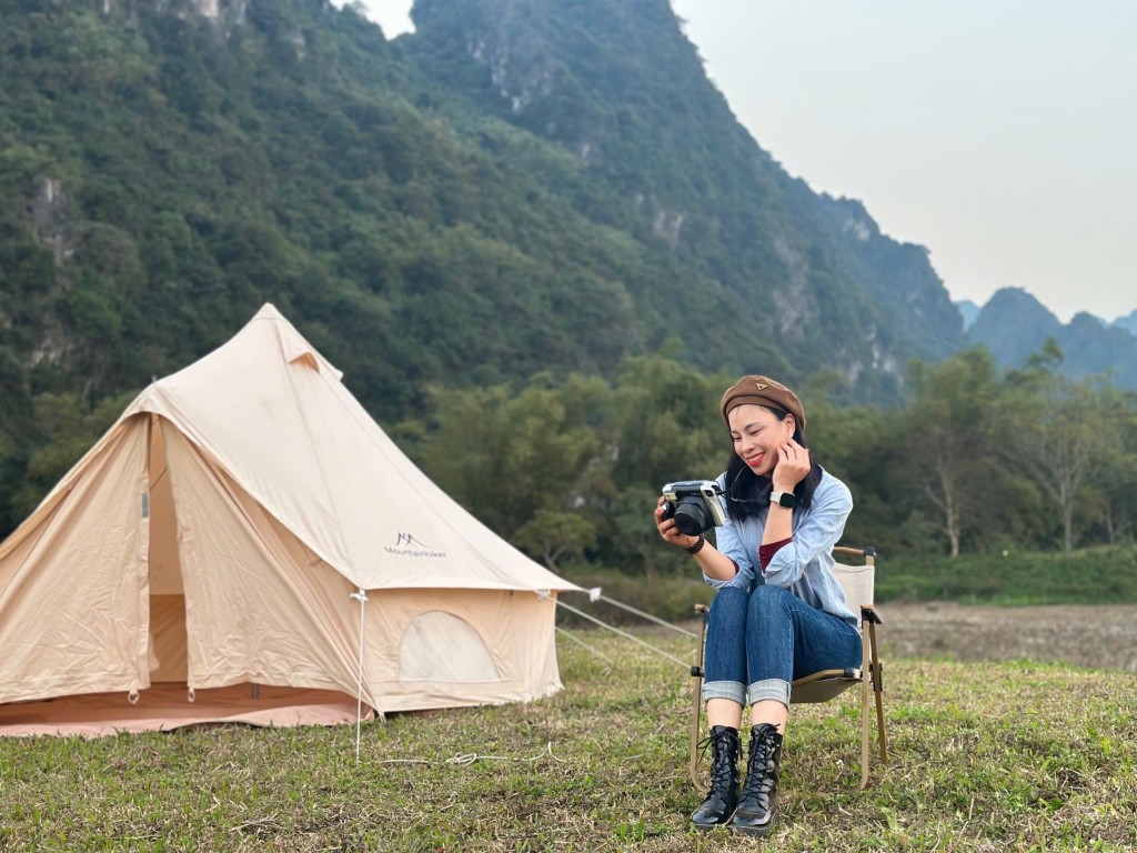 Lưu ngay điểm cắm trại mới view cực xịn tại Serena Resort Kim Bôi