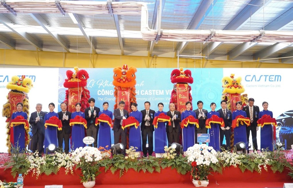 Quảng Ninh: Khánh thành Nhà máy sản xuất cơ khí chính xác CastemViệt Nam