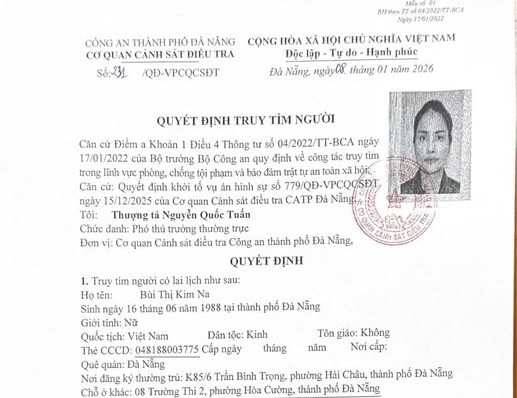 Đà Nẵng: Truy tìm đối tượng liên quan vụ lừa đảo 2.000 tỷ đồng