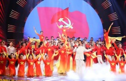 Nghệ thuật lan tỏa niềm tin chào mừng Đại hội XIV của Đảng