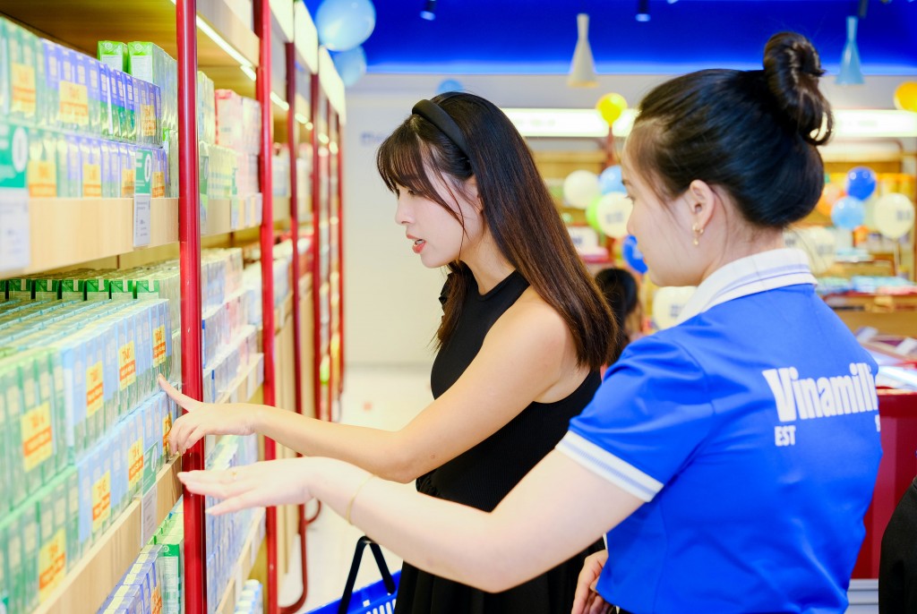 Các sản phẩm dinh dưỡng của Vinamilk là lựa chọn ưu tiên và là niềm tự hào của người Việt Nam. Ảnh: Vi Nam
