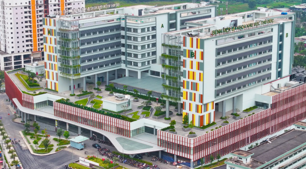 Bệnh viện đa khoa khu vực Thủ Đức với cơ sở mới khang trang, hiện đại chính thức đi vào hoạt động (tháng 4/2025). Ảnh: SYT TP Hồ Chí Minh