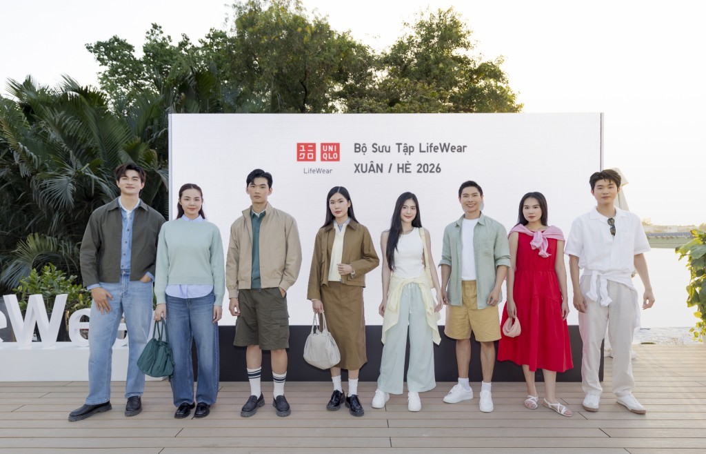Cảm hứng “Màu sắc mới, kiểu dáng mới” trong bộ sưu tập LifeWear Xuân/Hè 2026 từ UNIQLO