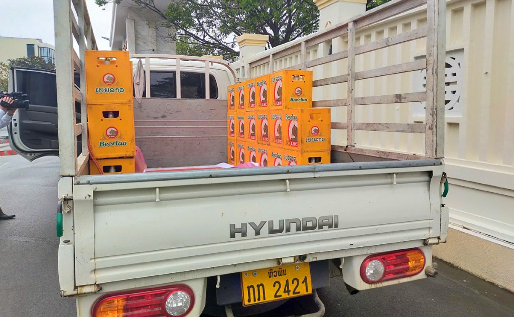 Phương tiện đối tượng sử dụng để vận chuyển hàng cấm.