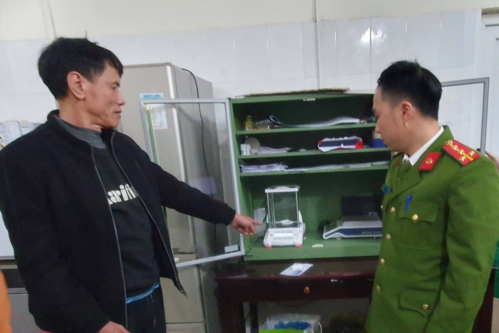 Đối tượng Thông tại cơ quan Công an