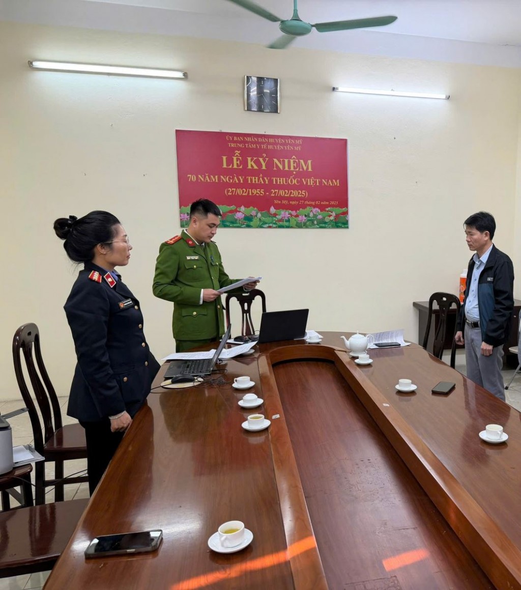 Hưng Yên: Khởi tố 5 đối tượng từng là cán bộ, bác sĩ tại các trung tâm y tế