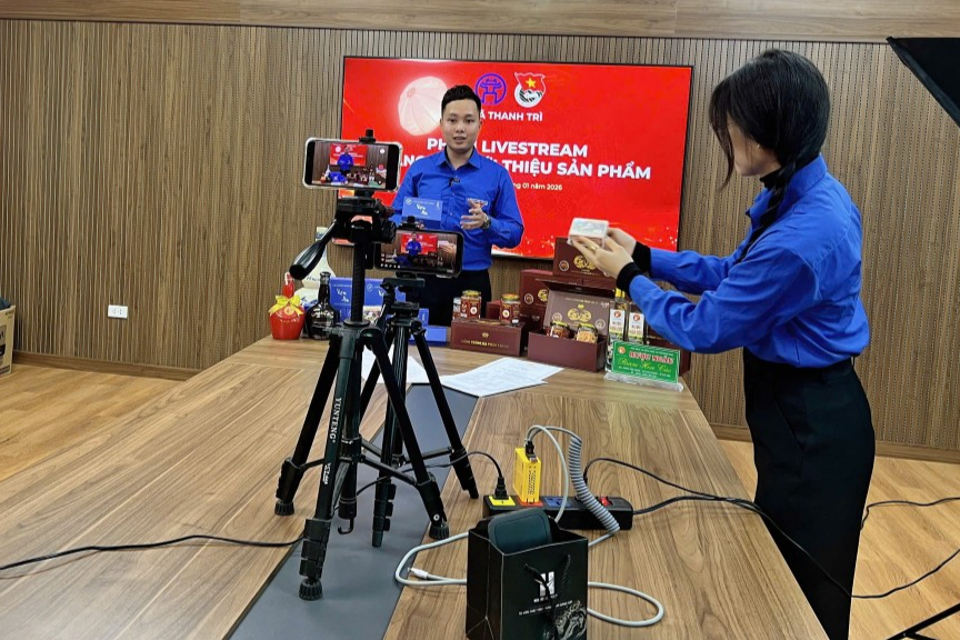 Hấp dẫn “Phiên chợ số” của thanh niên nông thôn Hà thành Hấp dẫn “Phiên chợ số” của thanh niên nông thôn Hà thành