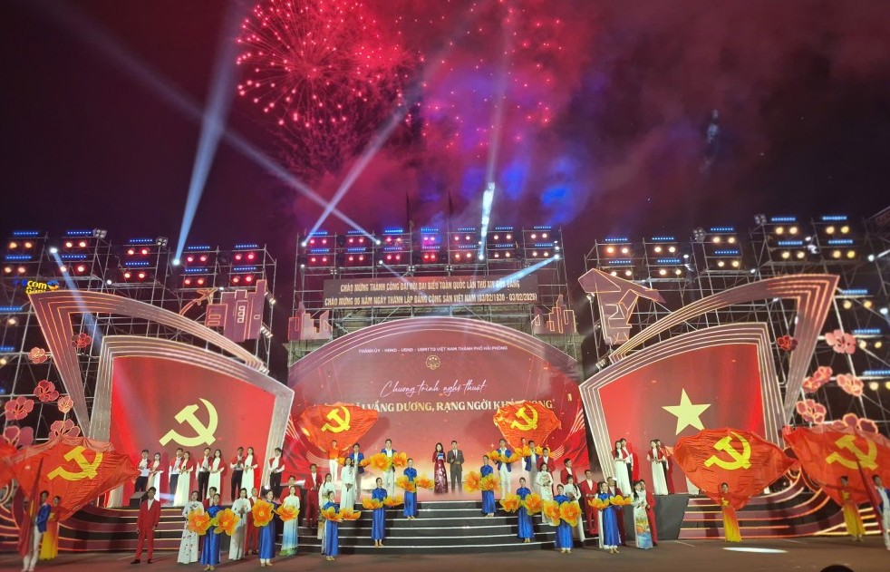 Hải Phòng tổ chức chương trình nghệ thuật chào mừng Đại hội XIV của Đảng thành công