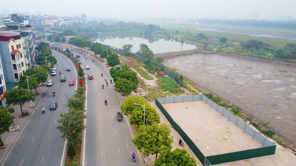 Nhộn nhịp công trường thi công cầu Trần Hưng Đạo