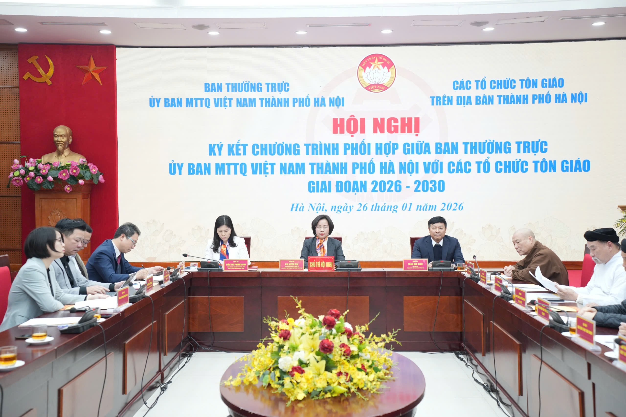 Các tổ chức tôn giáo đồng hành cùng Thủ đô phát triển bền vững