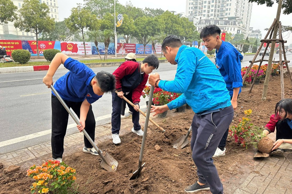 Rộn ràng những công trình, phần việc chào mừng thành công Đại hội XIV Rộn ràng những công trình, phần việc chào mừng thành công Đại hội XIV