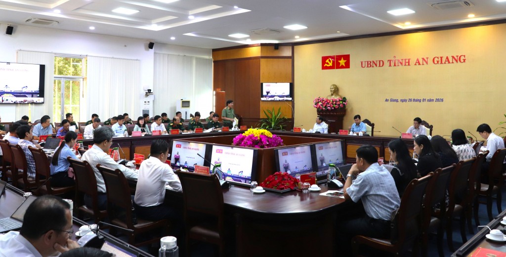 Quang cảnh cuộc họp. Ảnh: Như Ngọc/Cổng TTĐT An Giang