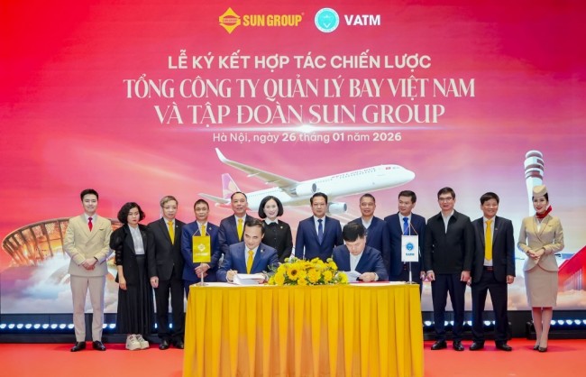 Sun Group hợp tác Tổng công ty Quản lý bay Việt Nam: Hướng tới chuẩn mực khai thác xanh và bền vững